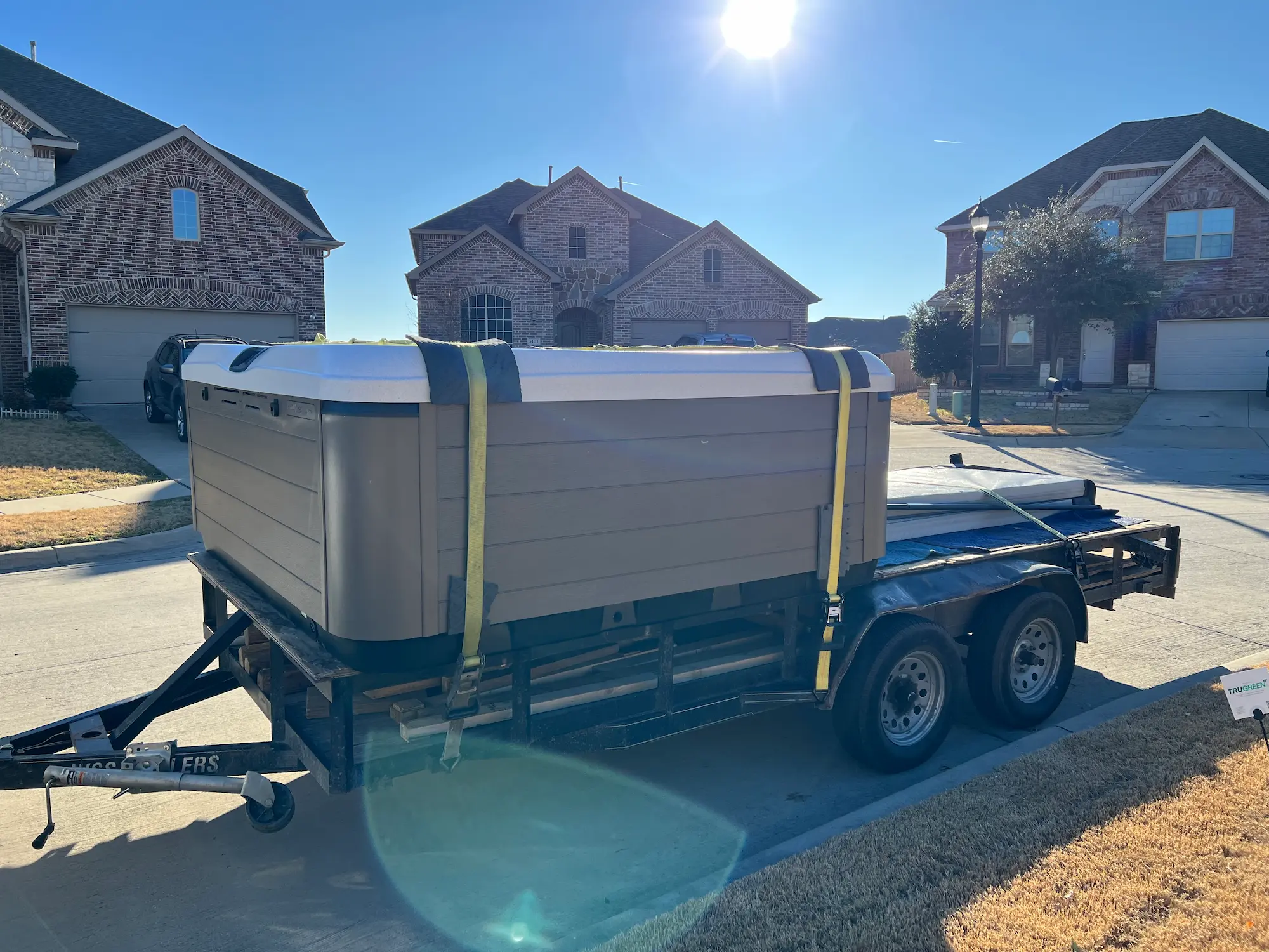 Professional spa delivery service